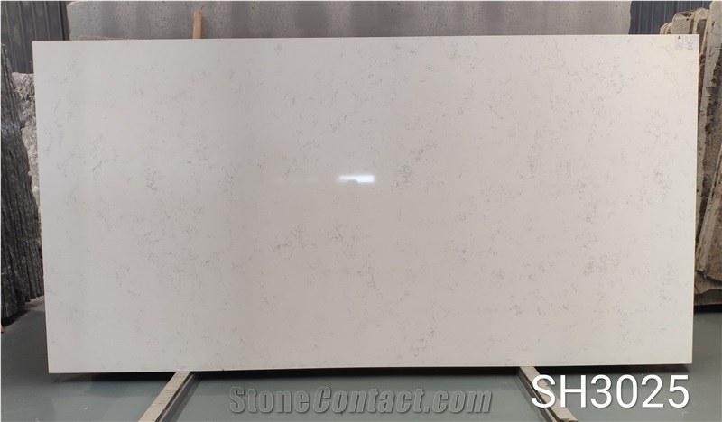 Artificial Quartz Bianco Carrara Slabs And Tiles