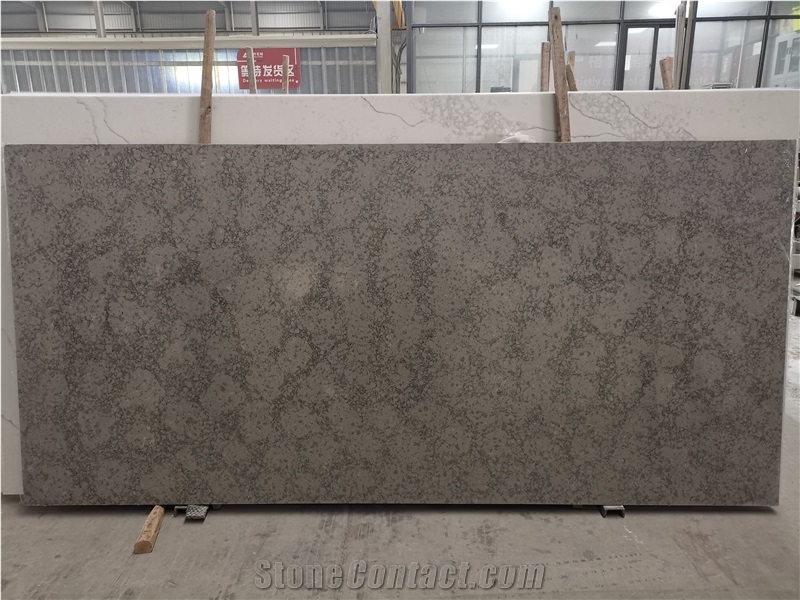 Artificial Quartz Desert Grey Stone Slabs And Tiles
