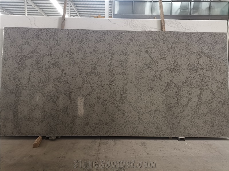 Artificial Quartz Desert Grey Stone Slabs And Tiles
