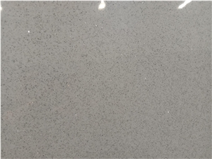 Artificial Stone Granule Series Sparkle Grey Quartz Big Slab