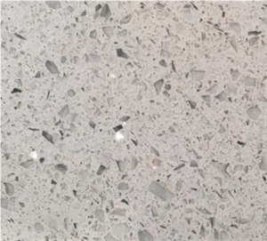 Granule Series Grey Galaxy Light Quartz Big Slab
