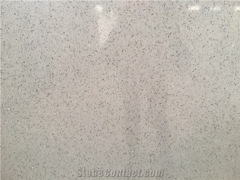 Granule Series Grey Galaxy Light Quartz Big Slab