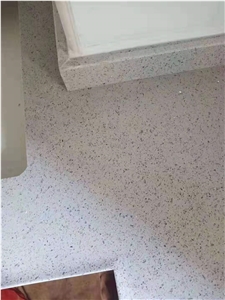 Granule Series Grey Galaxy Light Quartz Big Slab