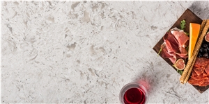Literature And Art Beige River Artificial Quartz Slabs