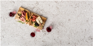 Literature And Art Beige River Artificial Quartz Slabs