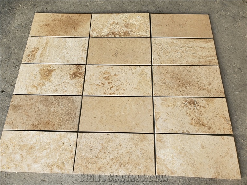High Grade Coffee Color Travertine Tiles