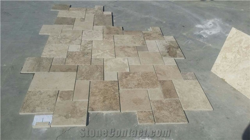 High Grade Coffee Color Travertine Tiles