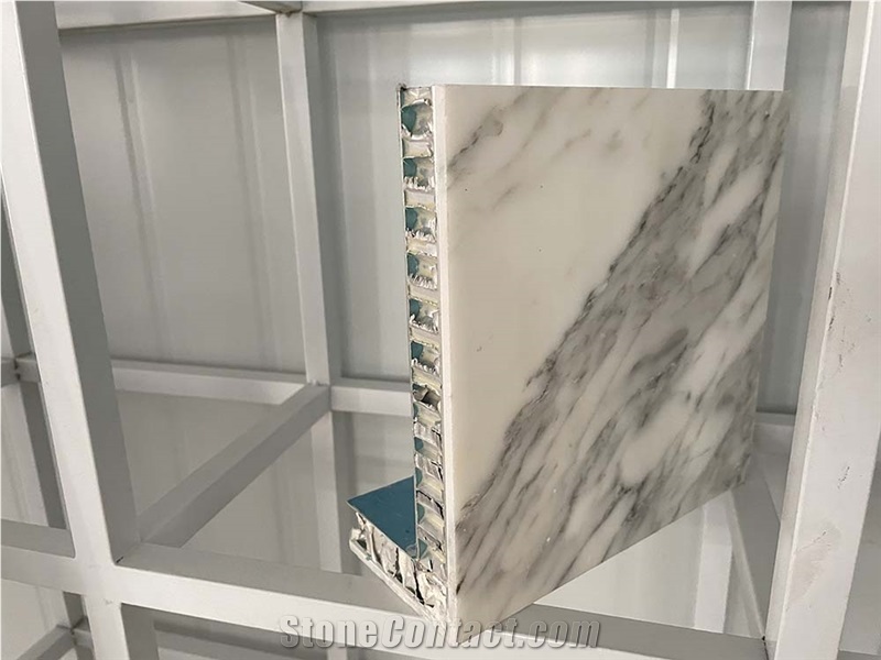 Bianco Calacatta Marble Lightweight Honeycomb Panels