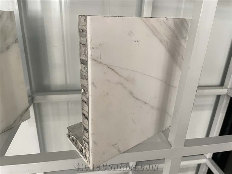 Bianco Calacatta Marble Lightweight Honeycomb Panels