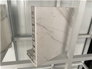 Bianco Calacatta Marble Lightweight Honeycomb Panels