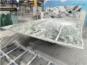 Green Marble Composite Honeycomb Backed Panel Wall Decor