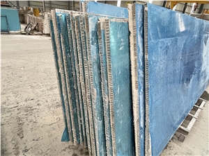Honeycomb Backed Stone Tiles For Elevator Floor