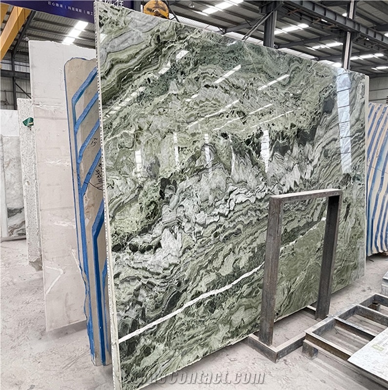 Honeycomb Marble Panel  Verde Kamaleo Marble Composite Tile