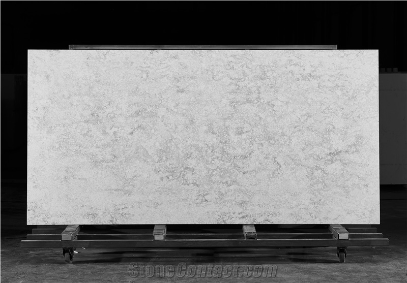 China Popular Silver Grey Quartz Cement Concrete Finish