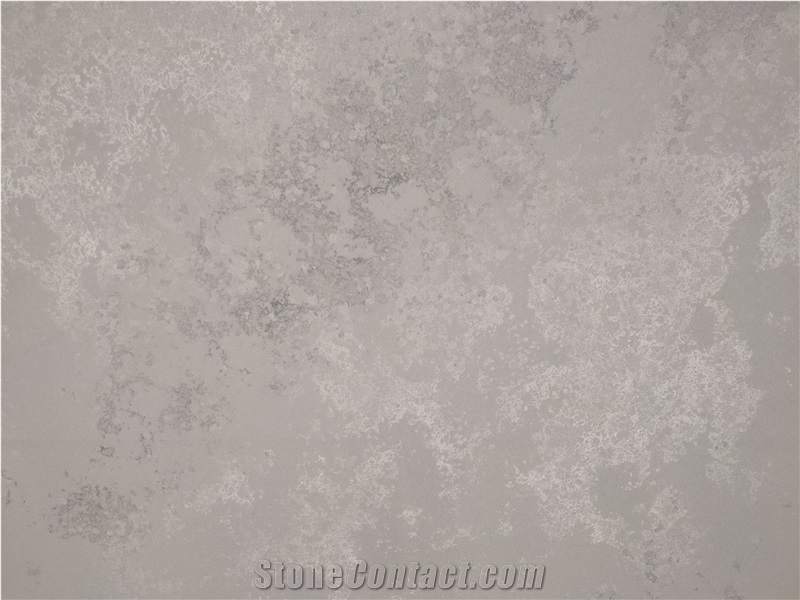 China Popular Silver Grey Quartz Cement Concrete Finish