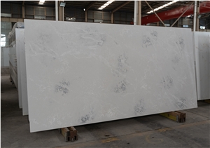 Popular White Quartz Cement Concrete Finish