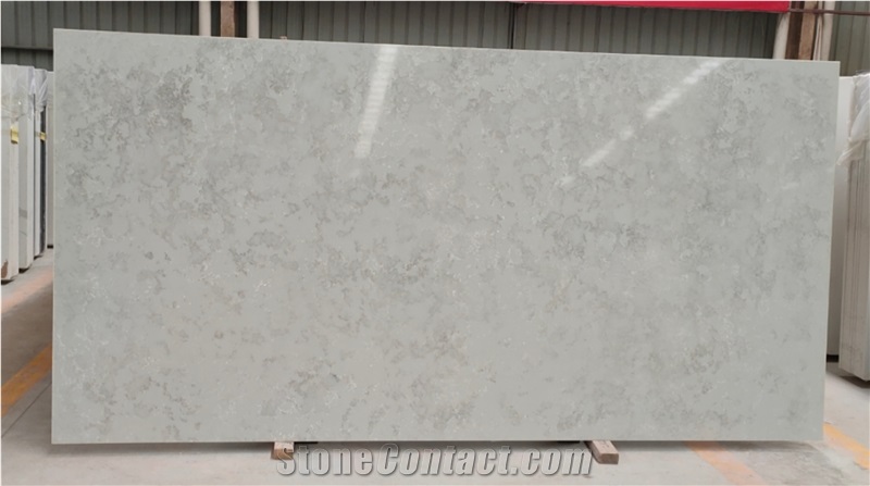 Popular White Quartz Cement Concrete Finish