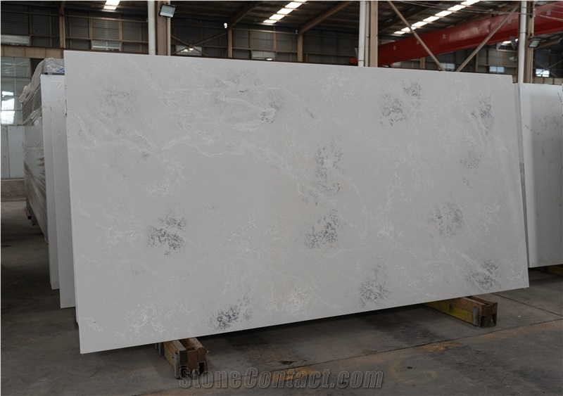 WHITE QUARTZ WITH CEMENT Concrete Finish