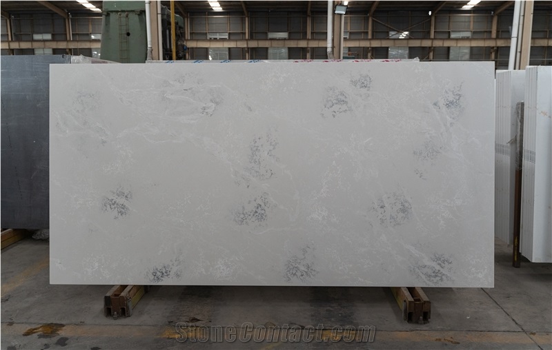 WHITE QUARTZ WITH CEMENT Concrete Finish