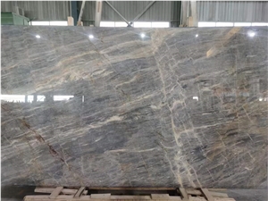 Blue Ice Marble Slab Polished