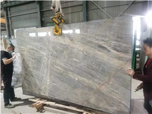 Blue Ice Marble Slab Polished