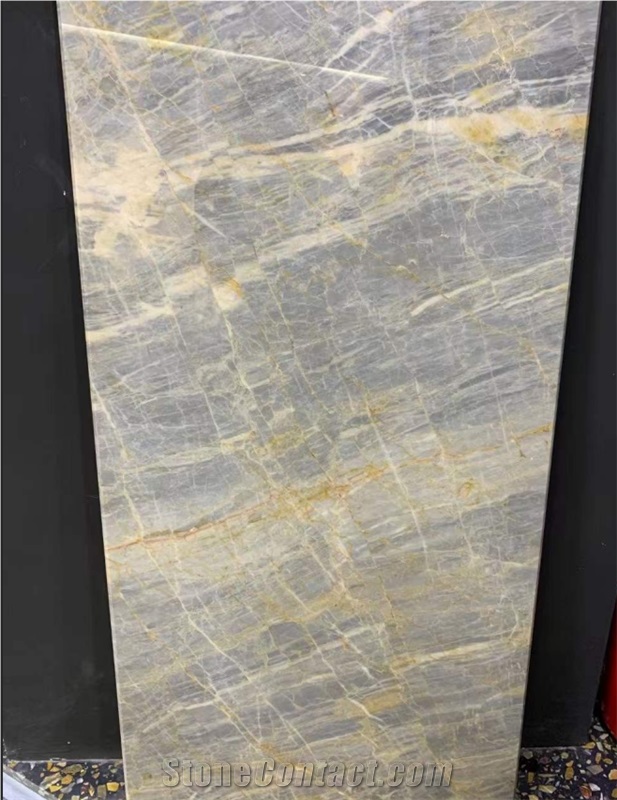 Blue Ice Marble Slab Polished