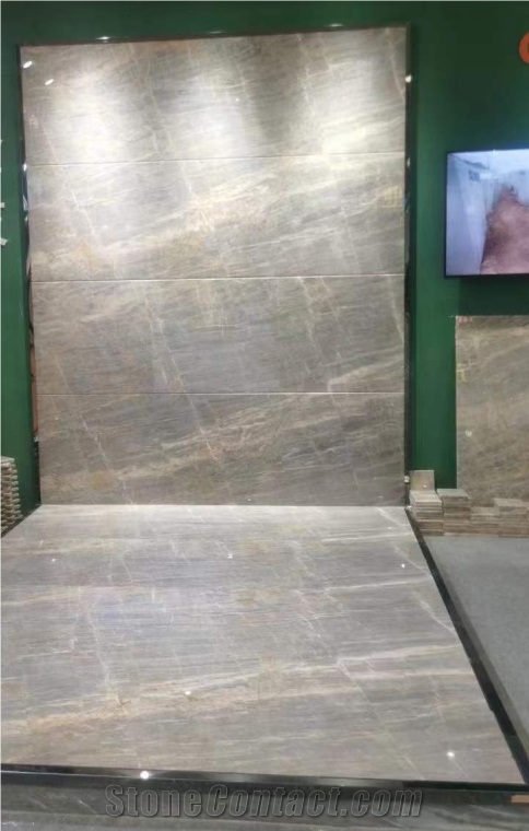 Blue Ice Marble Slab Polished