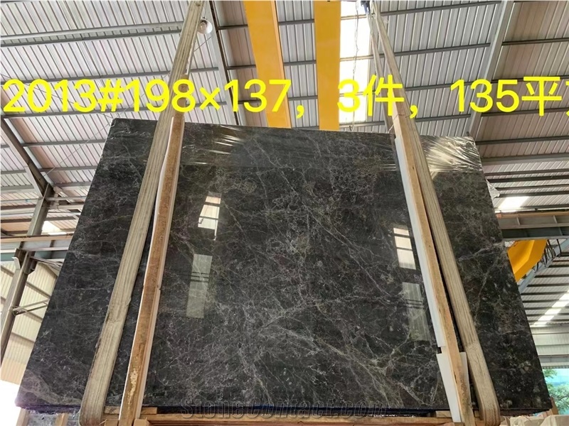 Cheap Hermes Ash Marble Slab Polish In Big Stock