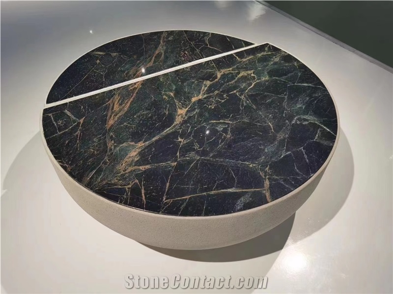 High End Luxuary Dark Green Table Top