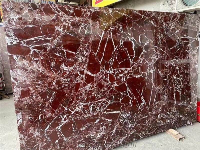 Italy Good Quality Rosso Levanto Marble Slab Polish