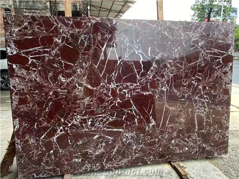 Italy Good Quality Rosso Levanto Marble Slab Polish