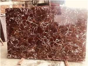 Italy Good Quality Rosso Levanto Marble Slab Polish