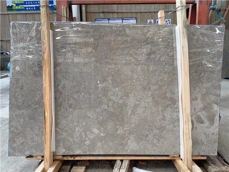 Ocean Grey Marble Slab Polish Wall Floor Interior