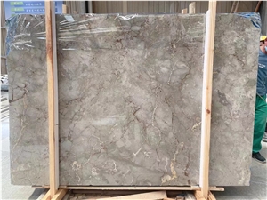 Ocean Grey Marble Slab Polish Wall Floor Interior