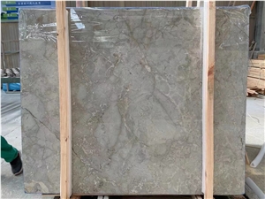 Ocean Grey Marble Slab Polish Wall Floor Interior