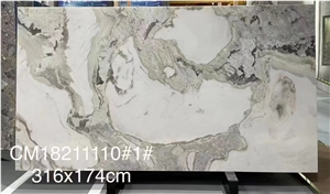 Picasso White Quartzite High End Hotel Wall