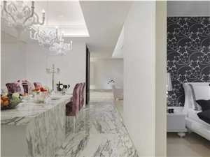 Cerrala White Marble Backed Aluminum Plastic Board