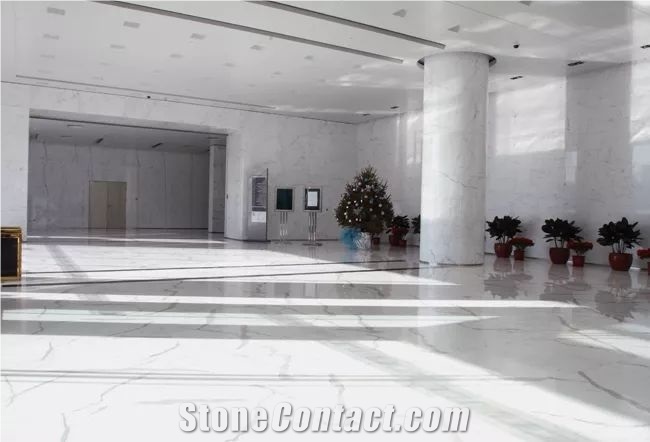 Cerrala White Marble Backed Aluminum Plastic Board