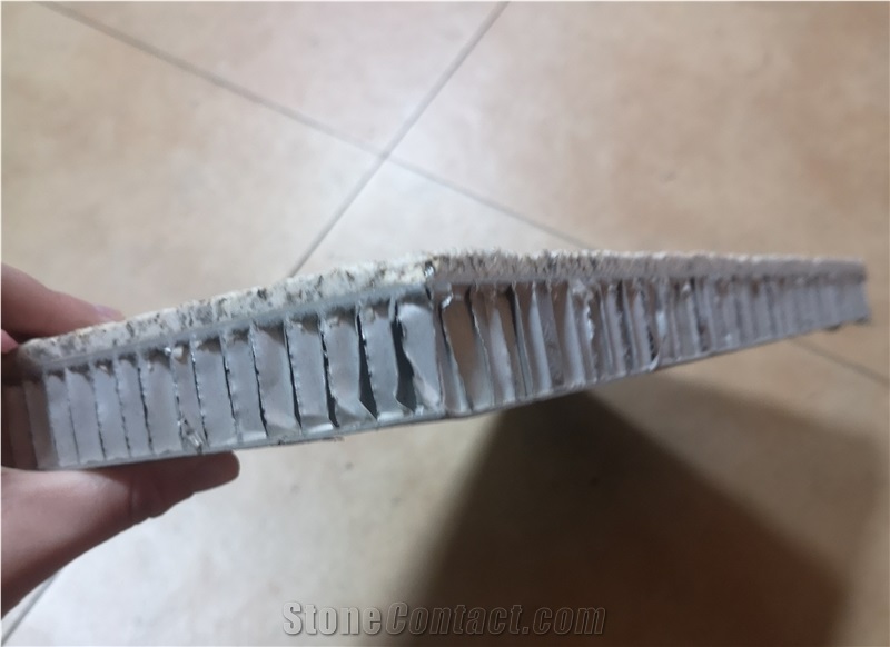 Lightweight Shandong Rust Granite Honeycomb Backed Stone Panels