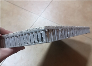 Lightweight Shandong Rust Granite Honeycomb Backed Stone Panels