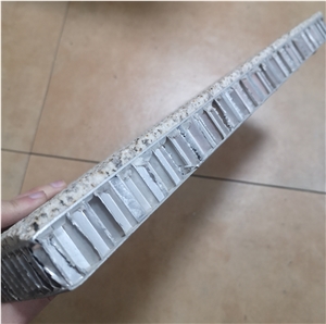Lightweight Shandong Rust Granite Honeycomb Backed Stone Panels