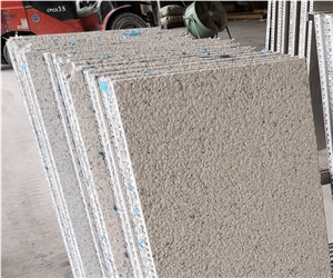 Lightweight Travertine Veneer Aluminum Honeycomb Backed Stone Panel