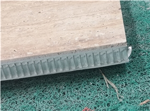 Noche Travertine Honeycomb  Panel For Outdoor Wall Tiles