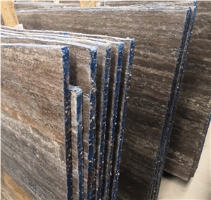Silver Travertine Lightweight Stone Panel For Extenal Wall