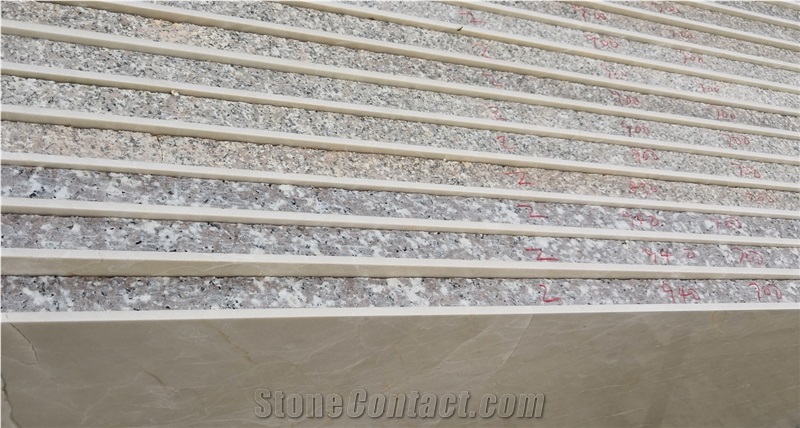 Thin Beige Marble Laminated With Granite Used For Interior Floor