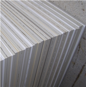 White Marble Laminated With Ceramic Used For External Wall