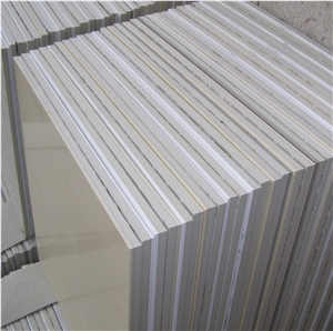White Marble Laminated With Ceramic Used For External Wall