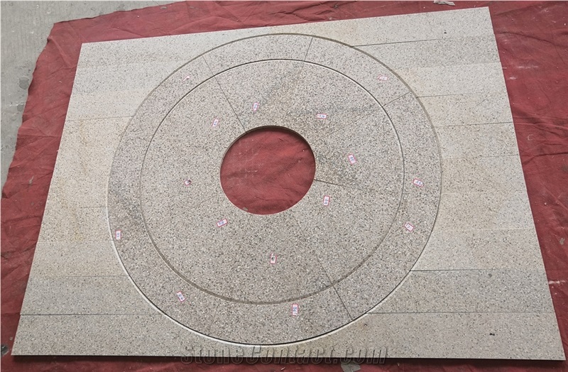 High Quality Natural Granite Slabs Rust Tile Used For Pool