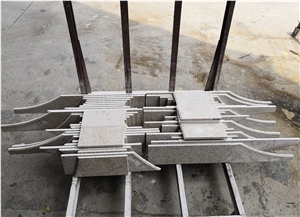 High Quality Natural Granite Slabs Rust Tile Used For Pool