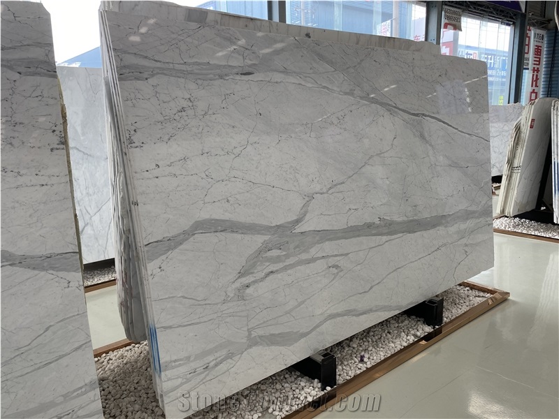 Statuary Marble Wall Slab For Bathroom And Floor